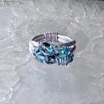 Blue Wire Wrapped Cluster R..