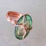 Ring size 7 - Twisted Coppe..