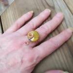 Ring sz 10 - Wire Wrapped C..