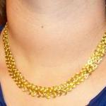Necklace, Brass Egyptian Sw..
