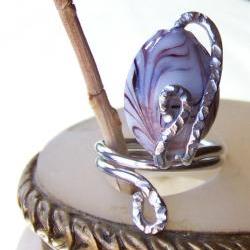 Wire Wrapped Ring - size 8 adjustable